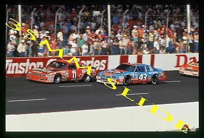 35mm Slide - Richard Petty & Ron Bouchard 1987 Darlington Nascar #rv16 • $9.99