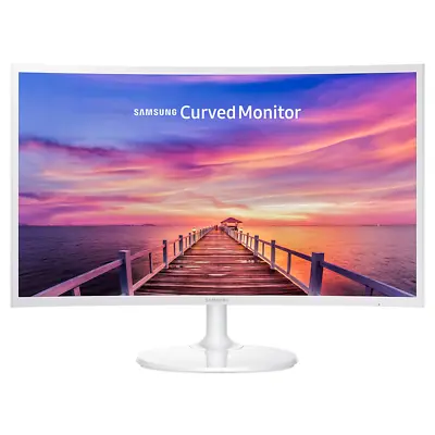 Samsung 27  Curved Monitor C27F391FHN - White 1920x1080 HDMI VGA • $99.99