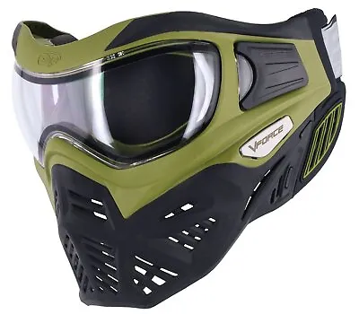 $89.69 • Buy V-Force Grill 2.0 Mask Paintball Goggle W Clear Thermal Lens - Olive CROCODILE