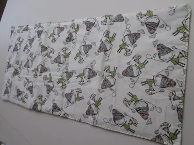Little Miss Print Flannel Handmade Quilted Baby Bassinet Liner Changing Pad   • $6