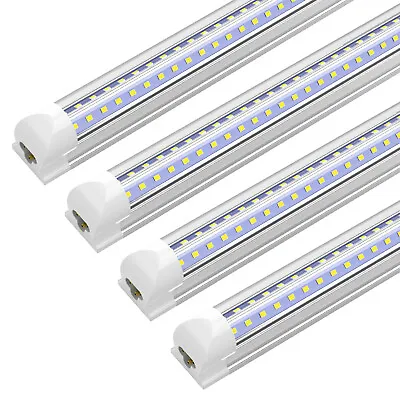 4 Pack 4FT T8 LED Shop Light 36W 6500K High Output Ceiling Tube Light Fixture • $46.54