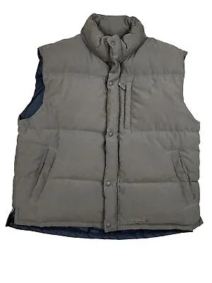 Timberland Weathergear Vintage DUCK DOWN & Feathers Puffer Vest Brown Size XL • $44.99