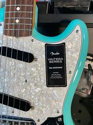 Fender Vintera 60s Mustang - Seafoam Green • $950