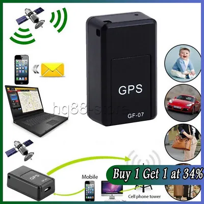 Mini GPS GPRS Tracker Magnetic Car Spy GSM Real Time Tracking Locator Device UK • £5.92