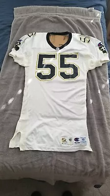 1995 Vintage Champion New Orleans Saints NFL Game Issued Jersey #55 Size 48 • $135