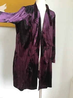 £39 • Buy TAKING SHAPE Velvet Jacket Size L Black Mulberry