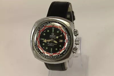 RARE 1960's MORTIMA Super Datomatic World Time Wrist Watch • $500