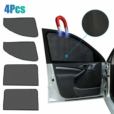 $20.60 • Buy 4x Magnetic Car Window Sun Shade Screen UV Visor Protector Sunshade Accessories 
