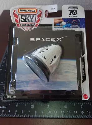 SPACE-X DRAGON CAPSULE - Matchbox Sky Busters With Playmat - NEW 2023  • $19.99