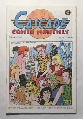 Cascade Comix Monthly #18 Underground Comic Zine Feb 1980 Trina S Clay Wilson • $14.99