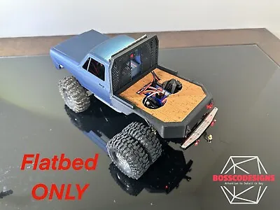 Custom 1:18 Scale Flatbed For TRX4M TRX4M High Trail & Other Model Vehicles • $34.99