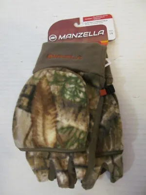 Manzella Hunter Convertible Water Resistant Shell Glove/Mitten Insulated Size L • $22.95