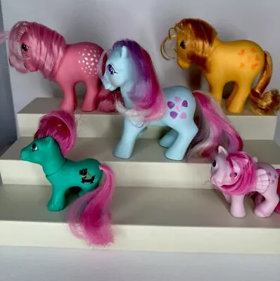 My Little Pony G1 Vintage Lot Of 5 Twinkle Eye Sweet Stuff Baby Brother Paws TLC • $24.99