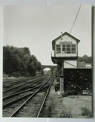 B056 - MELTON Railway Station Signal Box - 10  X 8  Original Photo • £7.99