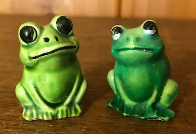 2 Vintage Frog Figurines • $5