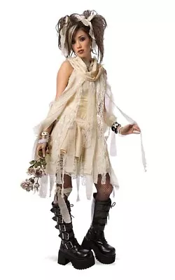 Gothic Mummy Child Teen Girls Bride Fancy Dress Egyptian Halloween Costume • $58.57