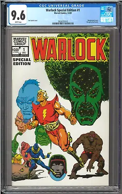 Warlock Special Edition #1 CGC 9.6 White Pages Jim Starlin • $64.49