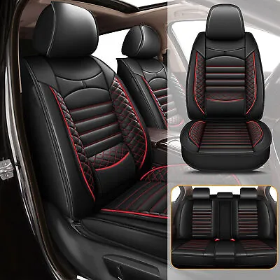 For Ford F-150 Crew Cab 4-Door 2009-2023 Car PU Leather Seat Covers Cushion Pad • $130.80