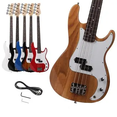 New Right Handed 5 Color 4 Strings Fire Style Electric Bass Guitar For Beginners • $74.98