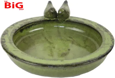 £32.99 • Buy Superior  Green  Bird  Bath  Ceramic  Round ,  10 . 9  Cm * 32 . 9  Cm * 30 . 7 