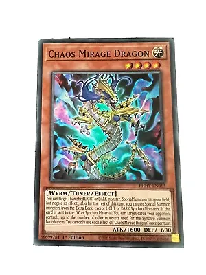 $1.80 • Buy Chaos Mirage Dragon PHHY-EN013 NM 1st Edition Super Rare Photon Hypernova Yugioh