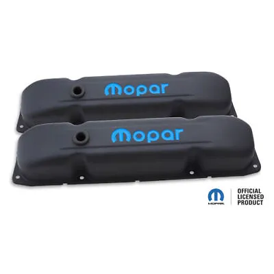Proform 440-811  Mopar  Logo Black Valve Cover Set Big Block Mopar  V8's  • $109.95