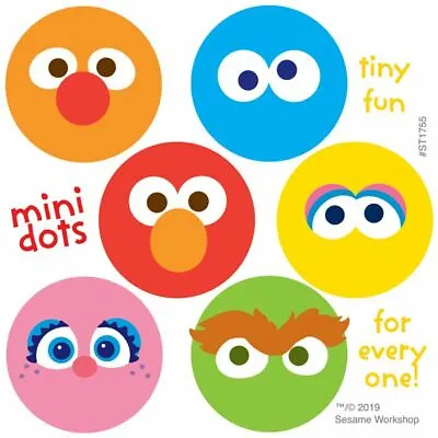 Sesame Street Stickers - 48 Dots - 8 Sheets - Reward Charts Party - Elmo NEW • $2.96