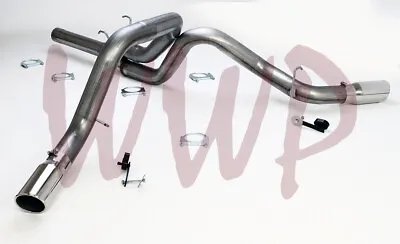 4  Filter-Back Dual Exhaust System For 07-09 Dodge Ram Cummins 6.7L Turbo Diesel • $299.95