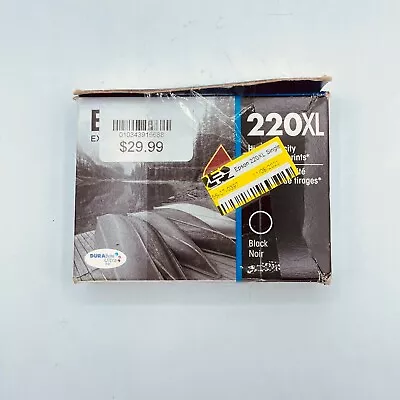 Genuine Epson 220XL High-Capacity Black Ink Cartridge T220XL120 Expired 11/2024 • $14.99