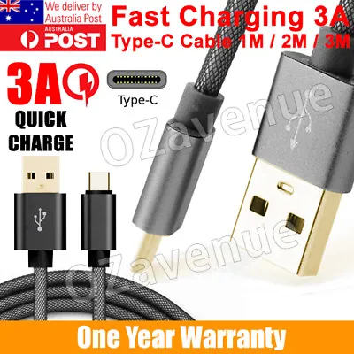 $4.95 • Buy USB C Type C Charger Cable FAST Charging For Samsung S20 S10 S9 S8 Plus Note 9 8