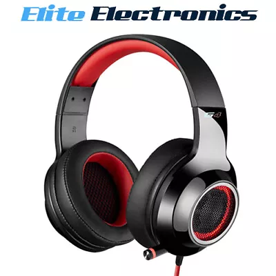 $69.50 • Buy Edifier V4 G4 7.1 Virtual Surround Sound USB LED Gaming Headset Red