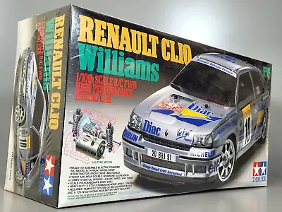 New Vintage 1994 Tamiya 1/10 Renault Clio Williams FWD FF01 Chassis Kit # 58138 • $480