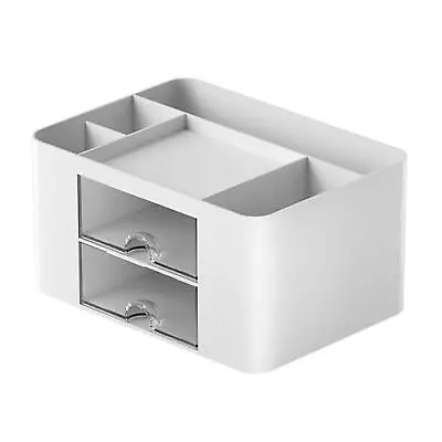 Makeup Organizer Storage Box Desktop Organizer W/ Drawers Office Desk Supplies • $20.56