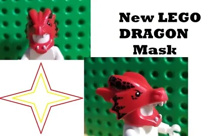 LEGO Dragon Mask With Teeth Chinese New Year Ninjago Ninja Costume Outfit • $9.07