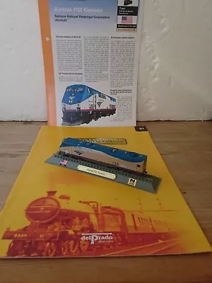 £10 • Buy Del Prado Locomotives Of The World Magazine & Model #51 USA Amtrak P42 Genesis