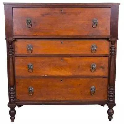 Antique Dresser Early Period Country Bonnet Chest #22018 • $595