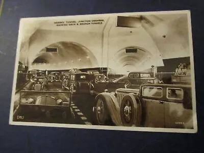 Postcard Mersey Tunnel Junction Chamber Showing Main & Branch Tunnels (RP 1934) • £1.99