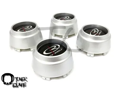 Rota Wheels Center Caps Silver 4pcs Replacement Set P45r P45 Rb • $50