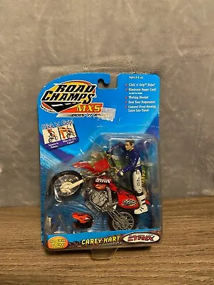 New Road Champs Mxs Moto X Carey Hart First Backflip Cr 250 Toy Rare No Fear • $125