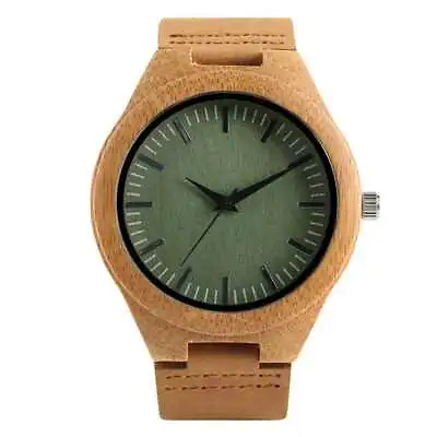 Rectangular Style Minimalist Bamboo Wood Watch - Wooden Wristwatch For Women • $30.97