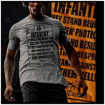 $19.99 • Buy Infantry T-shirt If They Stand Combat Specialist Infantryman Combat Veteran 