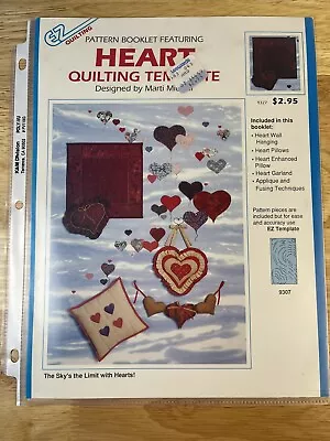 Heart - Quilting Template - EZ Quilting - 9327~ By Marti Michell • $6