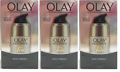 Olay Total Effects 7 In One Daily Serum 1.7 Oz (3 Pack) • $73.65