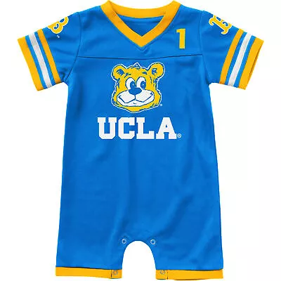 Newborn & Infant Colosseum Blue UCLA Bruins Bumpo Football Logo Romper • $29.99