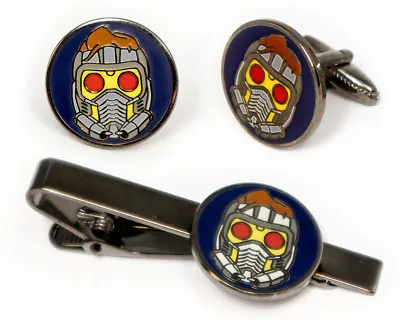 Starlord Cufflinks Gaurdians Galaxy Tie Clip Marvel Avengers Wedding Cuff Links • $9.95