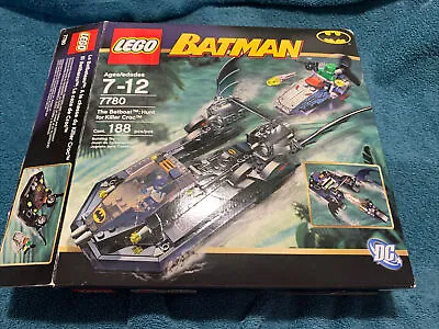 £49.11 • Buy LEGO Batman: The Batboat: Hunt For Killer Croc (7780) Box Only