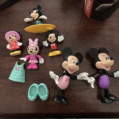 PVC Mickey And Minnie Mouse Toy Set/Cake Toppers B1 • $14.95