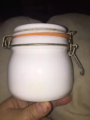 Bell Wire Milk Glass Sealed Canister Jar • $6.69