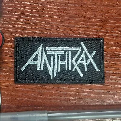 Anthrax Band Patch 80s Heavy Metal Rock Goth Music Embroidered Iron On 1.5x3.25  • $4.50