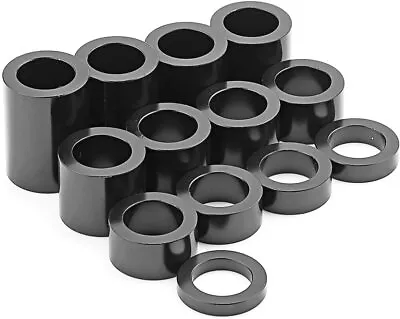 Universal Wheel Axle Spacers Kit ID-3/4 OD-1-1/8  Black For Harley Dyna FXDB FLD • $21.98